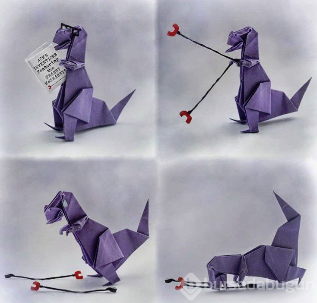 Kağıt katlama (origami) sanatıyla popüler kültür karakterleri