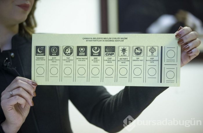 İşte yerel seçimde kullanılacak oy pusulaları