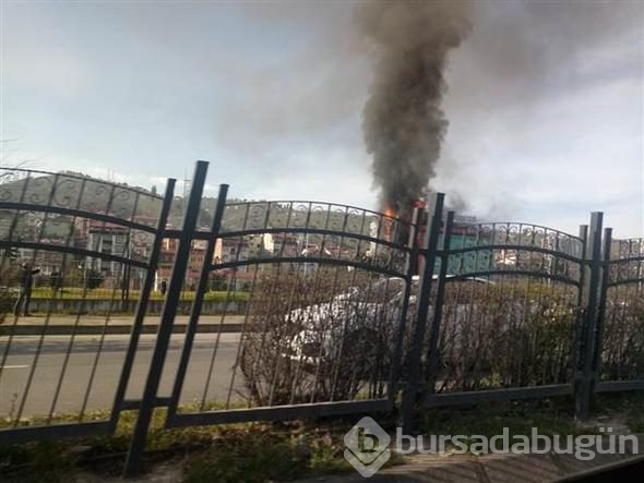 Trabzon'da üniversite kampüsünde yangın