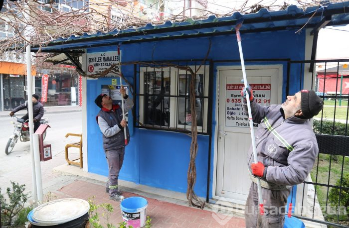 Boya atölyesi ekipleri dur durak bilmiyor
