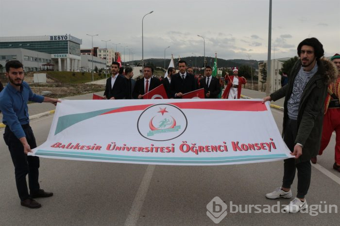 Balıkesir Üniversitesi Çanakkale Şehitlerini unutmadı
