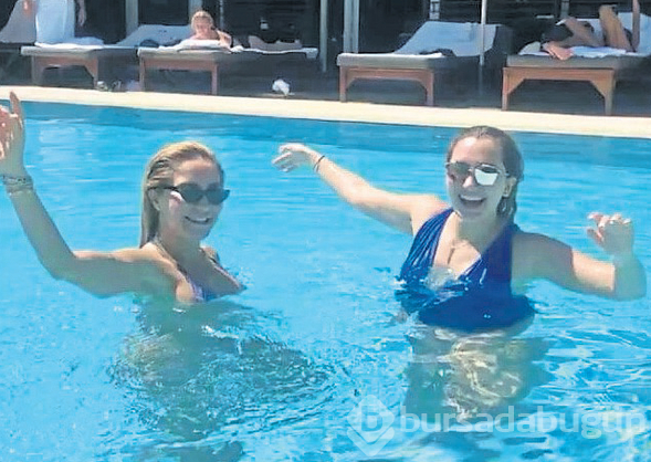 Işıl Reçber ile kızı Tuana'nın yanına uçtu
