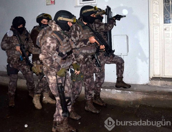Bursa'da DEAŞ ve PKK'ya operasyon
