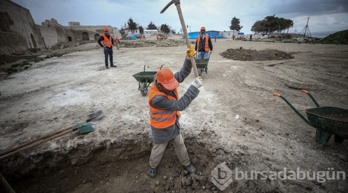 Boğazı savunan 360 yıllık kalede sona gelindi
