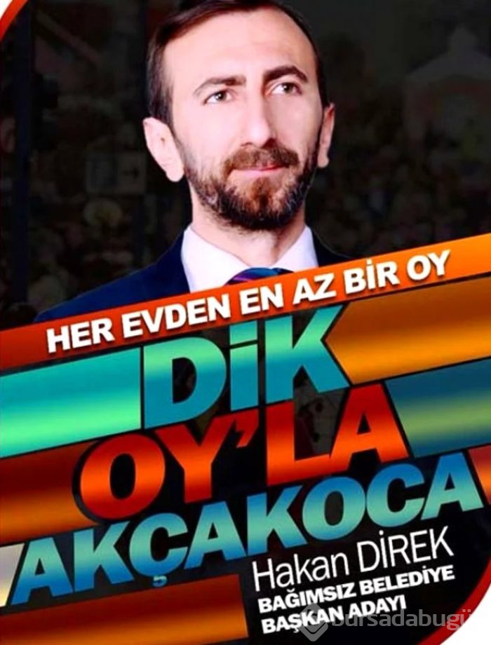 Muhtar adayı sloganıyla güldürdü: bana verene ben de veririm!