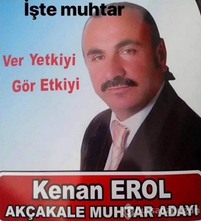 Muhtar adayı sloganıyla güldürdü: bana verene ben de veririm!