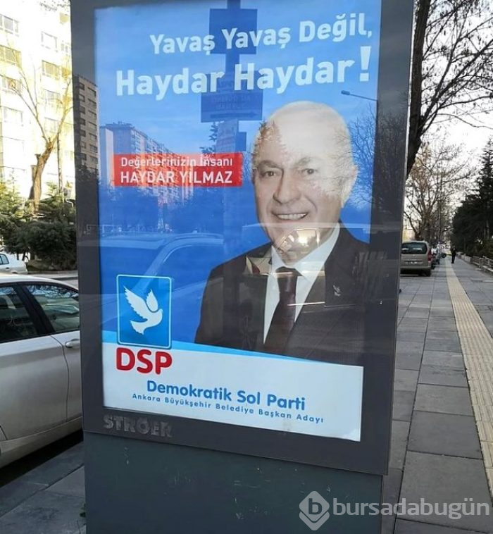 Muhtar adayı sloganıyla güldürdü: bana verene ben de veririm!