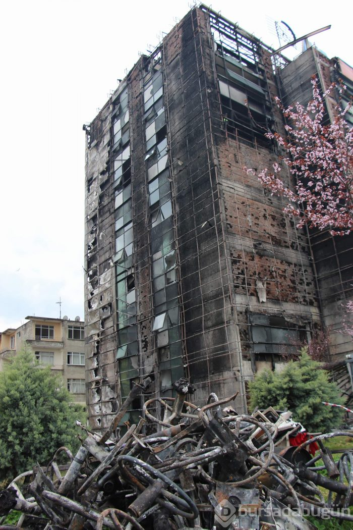 Avrasya Üniversitesi'ndeki yangının ardından

