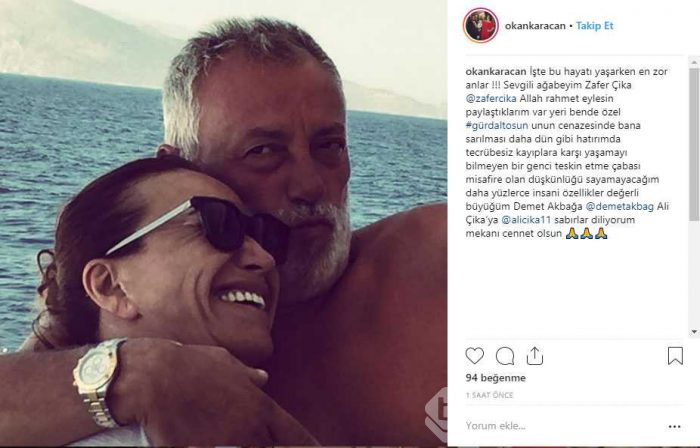 İşte ünlü isimlerin Zafer Çika'nın hayatını kaybetmesinin ardından yaptığı paylaşımlar
