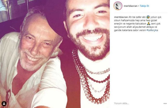 İşte ünlü isimlerin Zafer Çika'nın hayatını kaybetmesinin ardından yaptığı paylaşımlar
