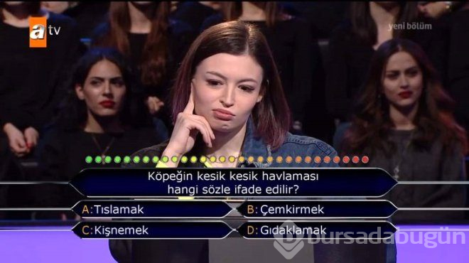 Kim milyoner olmak ister'e katılan youtuber meryem can, 2. soruda elendi!