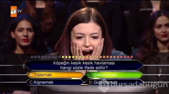 Kim milyoner olmak ister'e katılan youtuber meryem can, 2. soruda elendi!