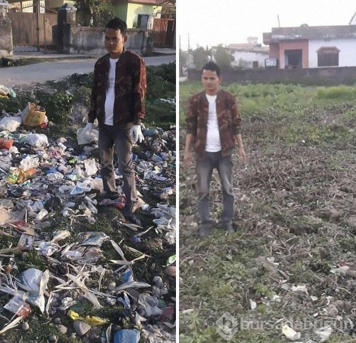 Çöp toplama meydan okumasına (#Trashtag Challange) ait en iyi örnekler