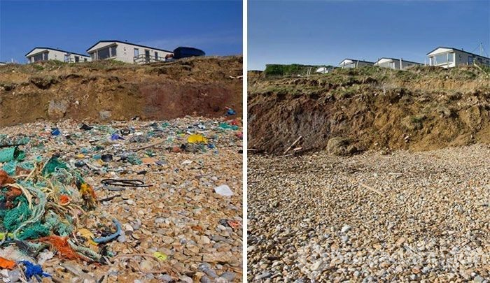 Çöp toplama meydan okumasına (#Trashtag Challange) ait en iyi örnekler