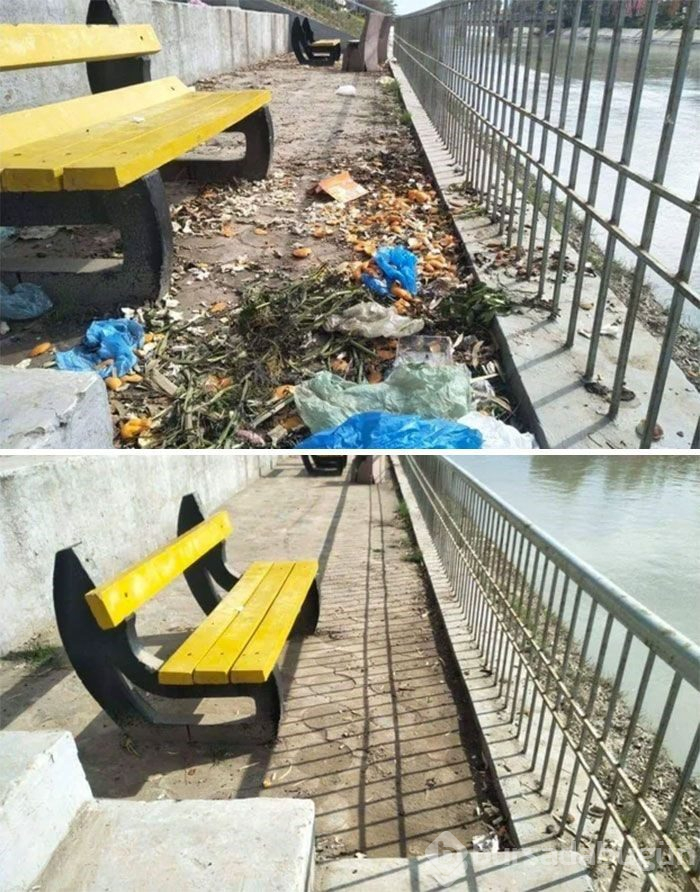 Çöp toplama meydan okumasına (#Trashtag Challange) ait en iyi örnekler