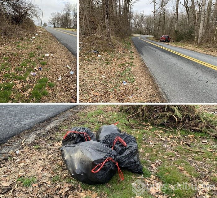 Çöp toplama meydan okumasına (#Trashtag Challange) ait en iyi örnekler