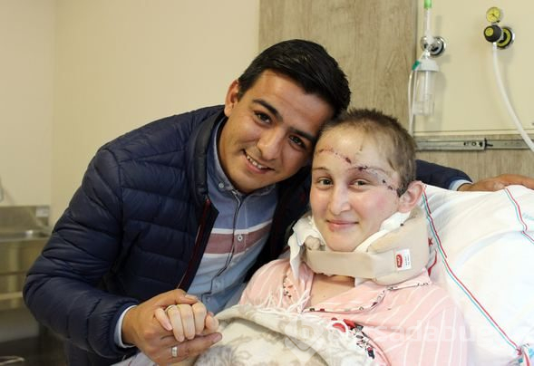 Pancar makinesine kaptırdığı saçları kopan Binnaz, aylar sonra traktör kullandı
