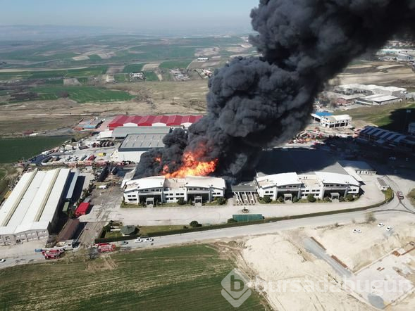 İstanbul Hadımköy'deki fabrika yangını
