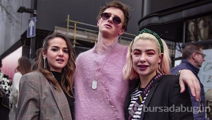 Londra Moda Haftası'nda böyle 'trol'ledi