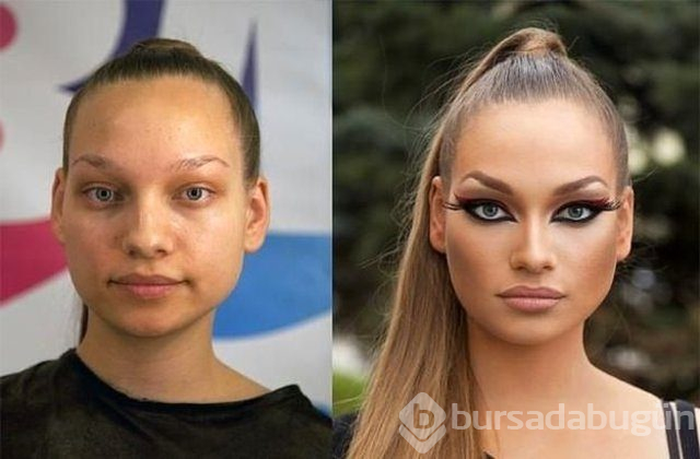 Rus kadınların makyajsız halleri
