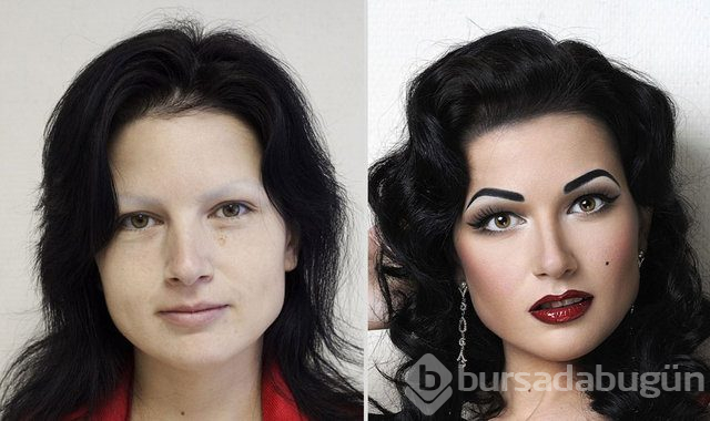 Rus kadınların makyajsız halleri
