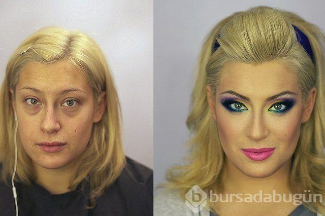 Rus kadınların makyajsız halleri
