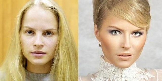 Rus kadınların makyajsız halleri
