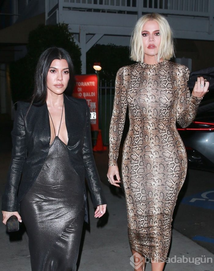 Kardashian-Jenner kardeşler buluştu (LA gecesi)