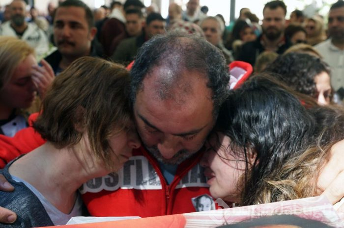 Öykü'nün donörü Nazlı'ya hüzünlü veda