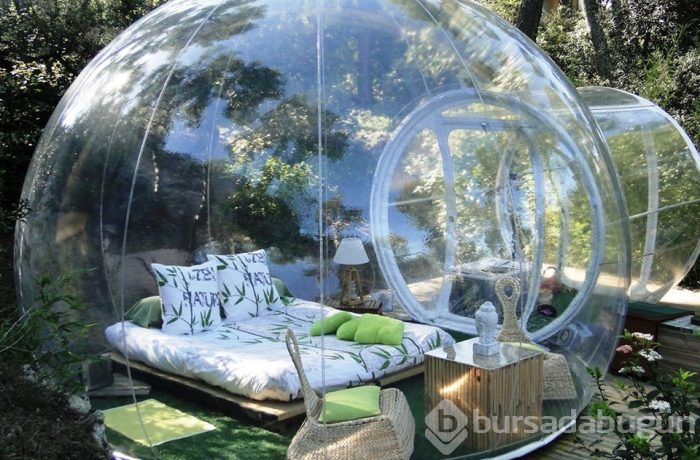Sıra dışı 'balon' oteller