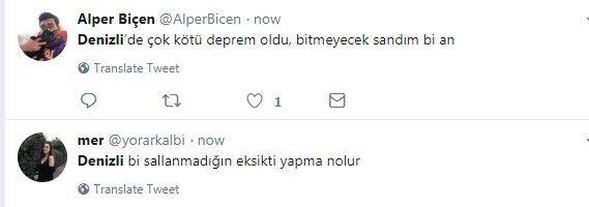 Denizli, Antalya ve İzmir'deki deprem panik yarattı
