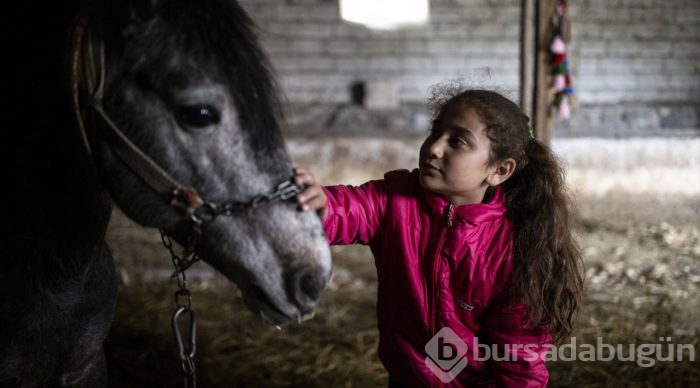 Küçük Sude ile "Bozoğlan"ın dostluğu

