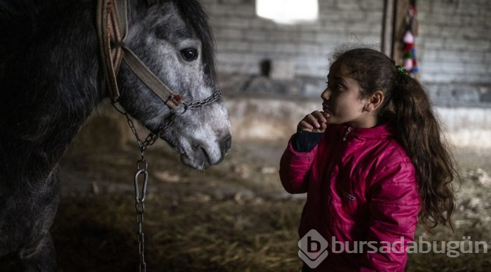 Küçük Sude ile "Bozoğlan"ın dostluğu
