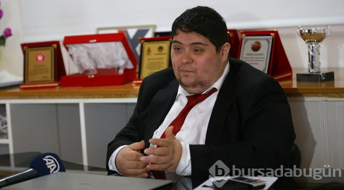 Down sendromlu ilk girişimci, engelli gençlere örnek oluyor
