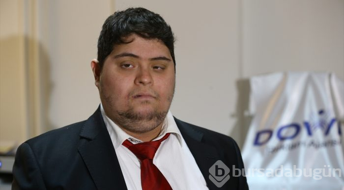 Down sendromlu ilk girişimci, engelli gençlere örnek oluyor
