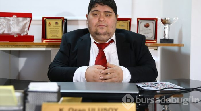 Down sendromlu ilk girişimci, engelli gençlere örnek oluyor
