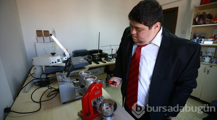 Down sendromlu ilk girişimci, engelli gençlere örnek oluyor
