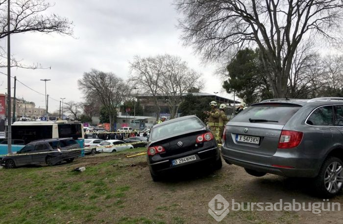 İstanbul Beyazıt'ta halk otobüsü yayalara çarptı