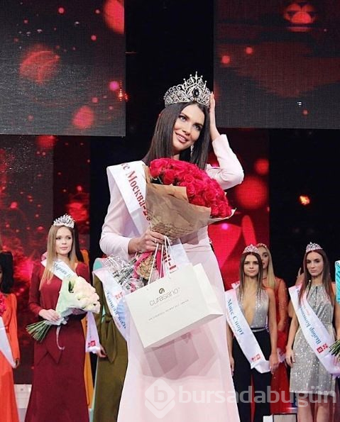 Miss Moskova güzellik yarışmasında bir ilk