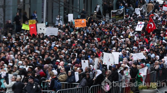 New York'ta İslamofobi'ye karşı ''birlik'' protestosu
