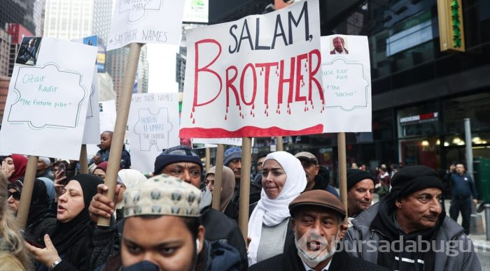 New York'ta İslamofobi'ye karşı ''birlik'' protestosu
