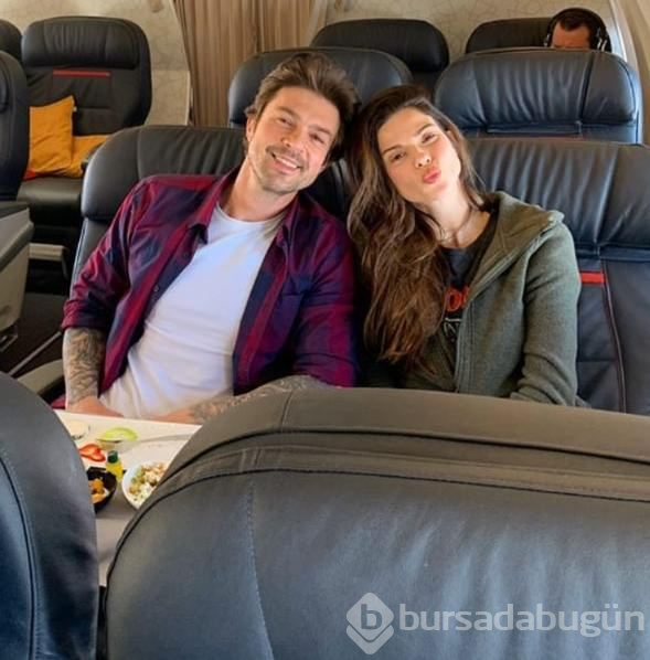 Larissa Gacemer ile Burak Gacemer'in kar romantizmi
