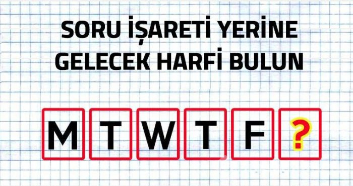 Soru işareti yerine hangi sayı gelmeli? (Zeka testi)