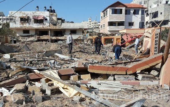 İsrail'in saldırıları Gazze'de birçok kişiyi evsiz bıraktı
