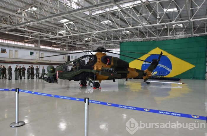 Atak helikopteriden Brezilya'da gövde gösterisi