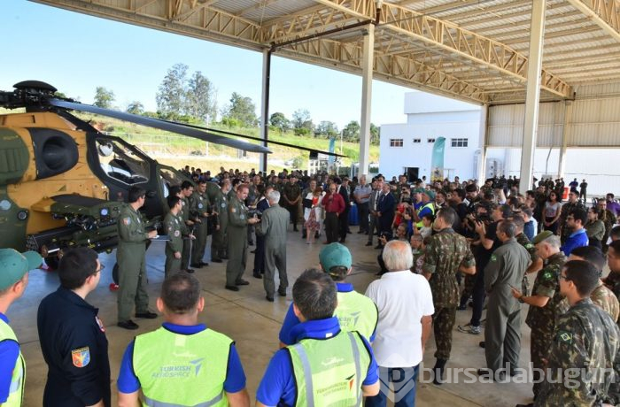 Atak helikopteriden Brezilya'da gövde gösterisi