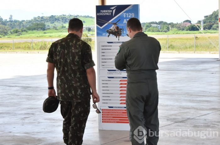 Atak helikopteriden Brezilya'da gövde gösterisi