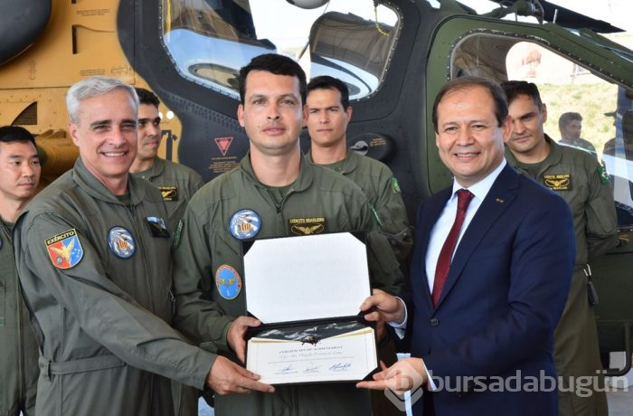 Atak helikopteriden Brezilya'da gövde gösterisi