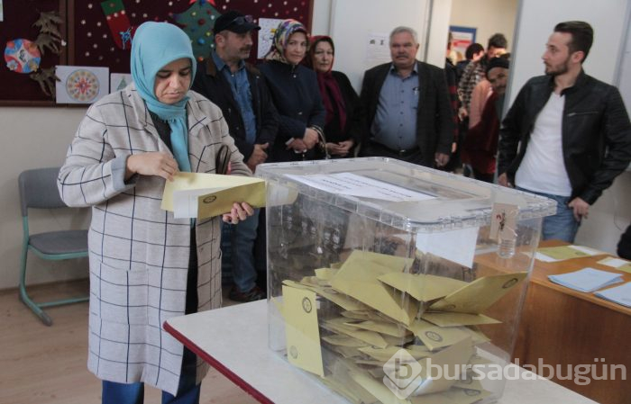 Yerel seçimler Bursa'da böyle geçti