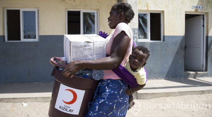 Türk Kızılay'dan Mozambik'te 233 aileye gıda yardımı
